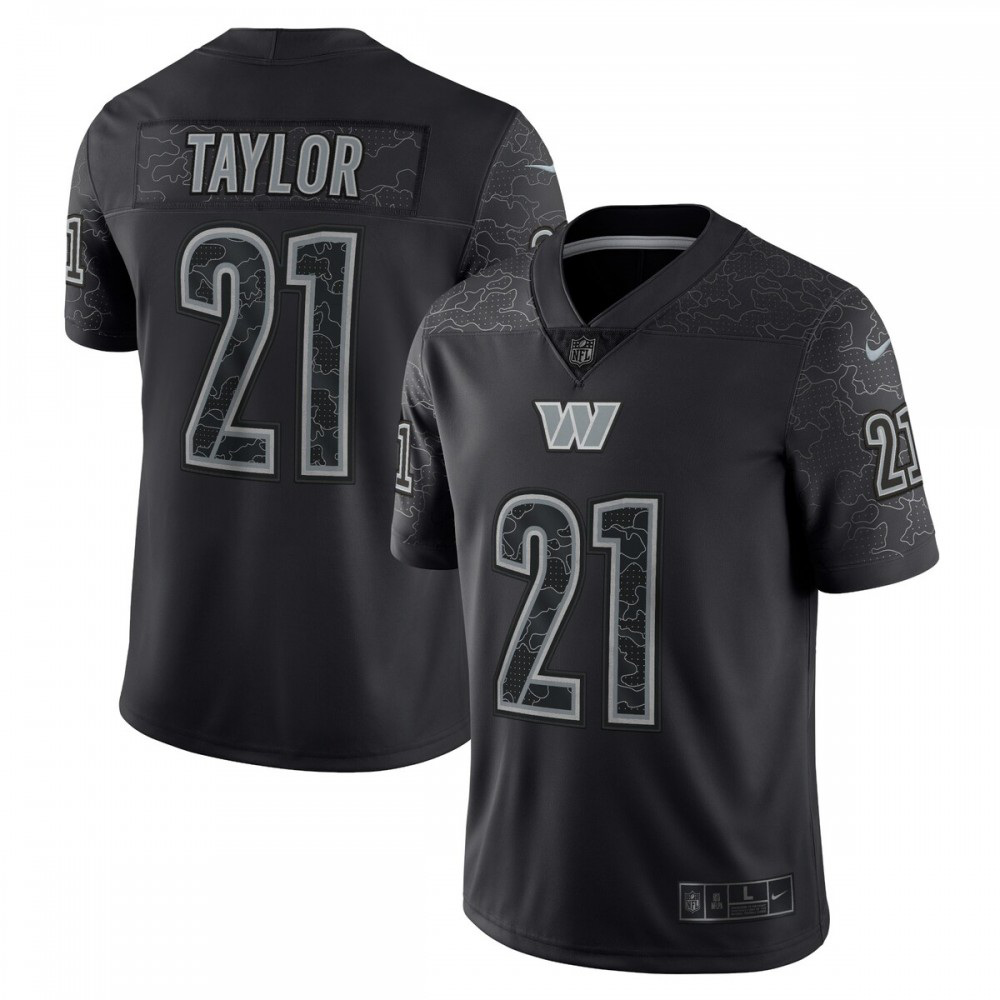 Sean Taylor Washington Commanders Nike Retired Player RFLCTV Limited Jersey - Black-GridironStore
